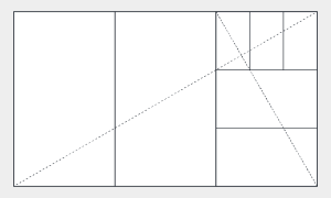 I chose a root 3 rectangle as the proportions for my triptych. I thought that would be an interesting format to explore for a triptych as a root 3 rectangle can be divided into thirds and each third would be the same proportion as the original rectangle.