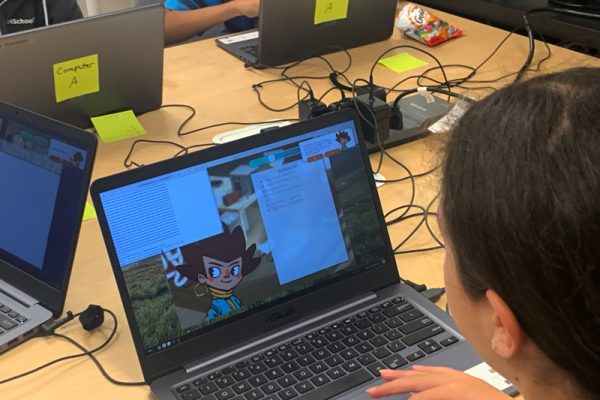 During the second iteration of Hack we partnered with Millenium School in San Francisco. We had a new group of kids from the school come in for playtests each week, and the kids were then able to learn about the process of creating the game and ask questions.